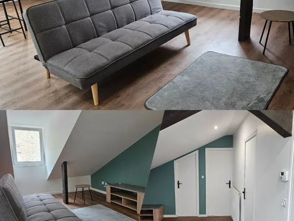 F2 meublé à Balan 