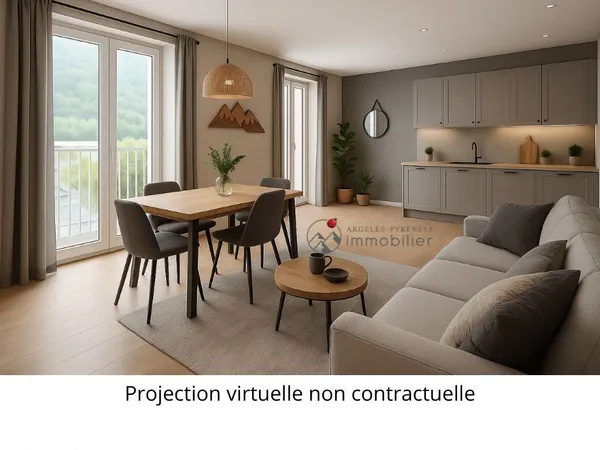 Appartement 3 pièces 54 m² 