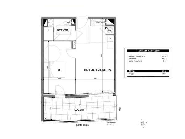 Appartement 2 pièces 