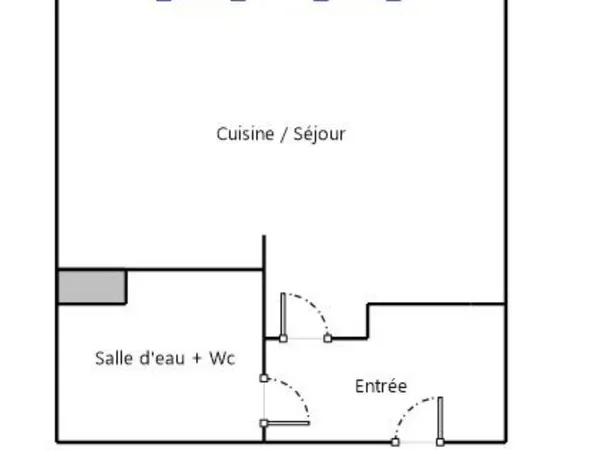 Appartement T1- centre bourg 