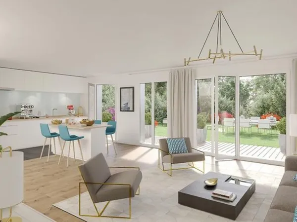 Adresse recherchée ! 3 pièces lumineux avec grande terrasse, jardin et parking ! 