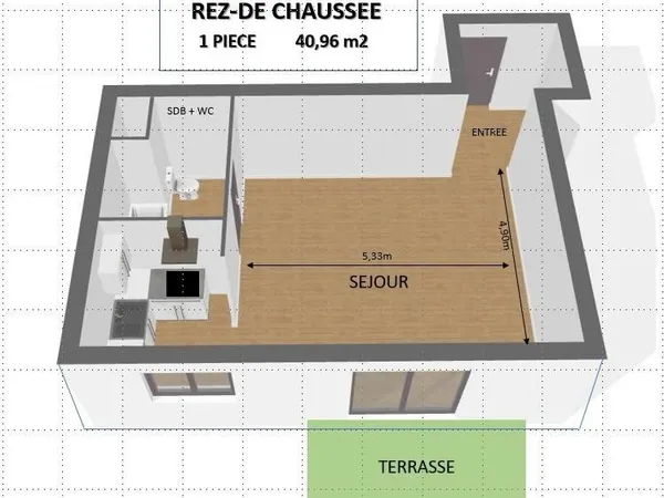 Appartement 41m2 Colmar 