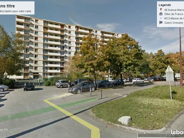 T3 avec parking 60 m2 Grenoble avenue Marcelin Berthelot 