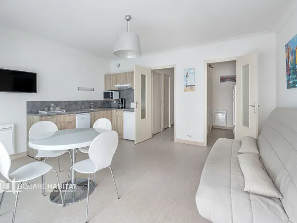 Appartement La Baule Escoublac studio + coin nuit fermé 