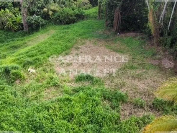 Dpt Martinique (972), à vendre LE LAMENTIN terrain de 1187 m² vue mer 
