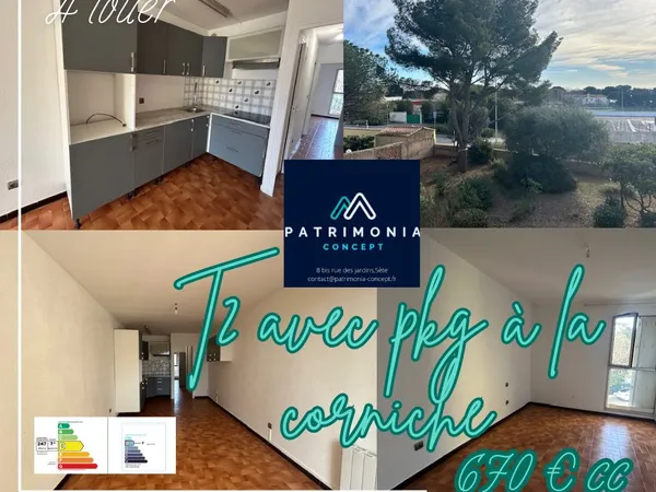 Appartement 2 pièces 38 m² 