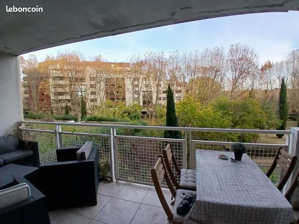 T2 Meublé Berges du Lez MONTPELLIER + Garage 