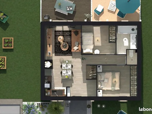 Maison 3 pièces 70 m² 