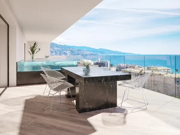 Penthouse de 152m² avec terrasse de 81m² vue mer