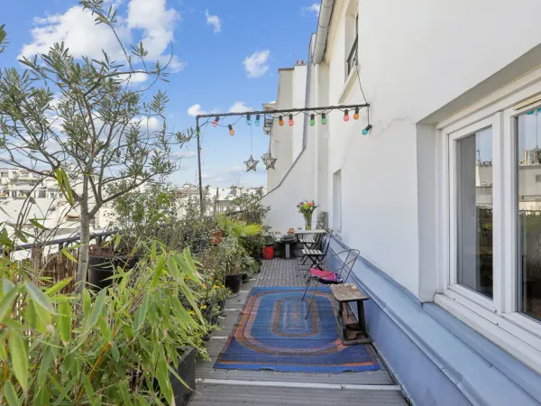 Paris III - Lumineux 3 pièces avec 2 chambres et grande terrasse - Le Marais