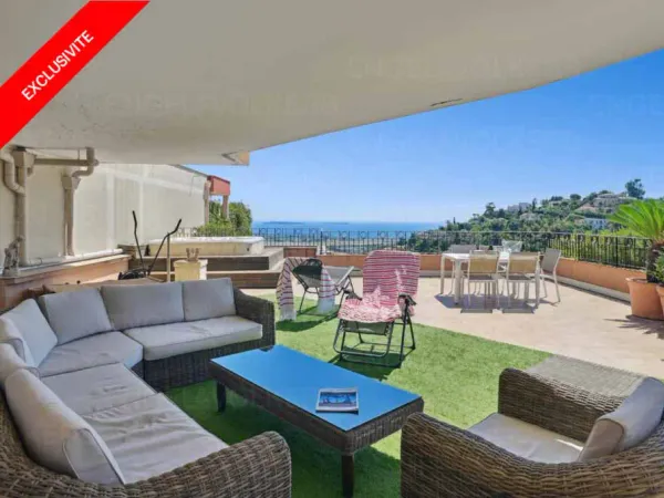 Villa sur le toit/Penthouse vue mer dans domaine sécurisé