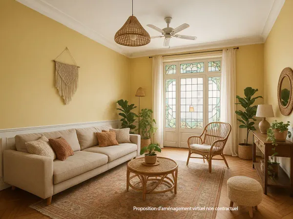 Appartement traversant , en étage élevé, au coeur du Carré d'Or
