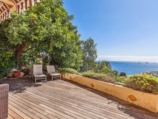 Rez-de-jardin avec vue mer panoramique - Beaulieu sur Mer