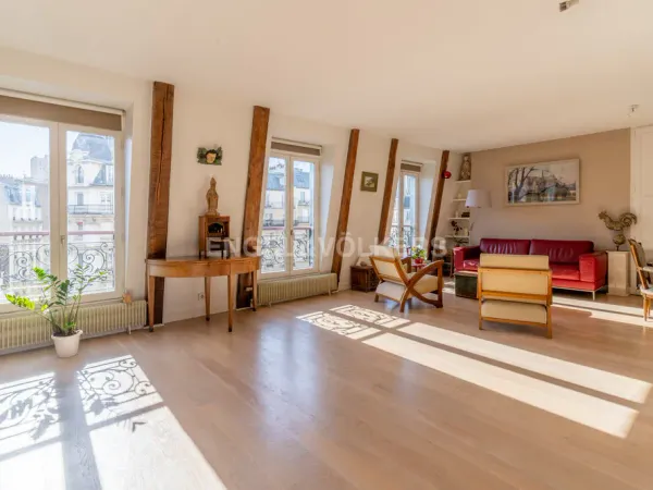 Paris 5e - Saint-Marcel : appartement lumineux avec vue dégagée, 2 chambres, près du Jardin des Plan