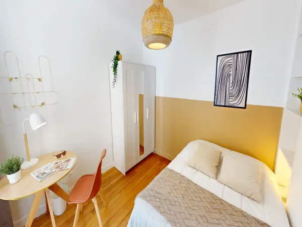 Loue chambre en colocation meublée