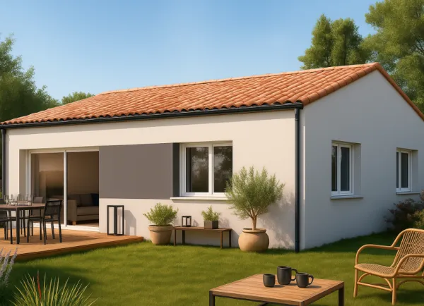 Terrain + maison 70 m² 