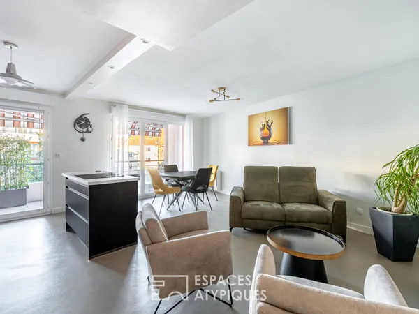 Appartement sur la Place du Promenoir avec garage double et terrasse 