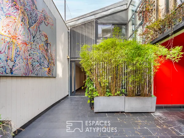 Loft en duplex au sein d'une ancienne résidence d'artistes