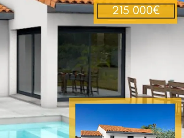 Terrain + maison 80 m²