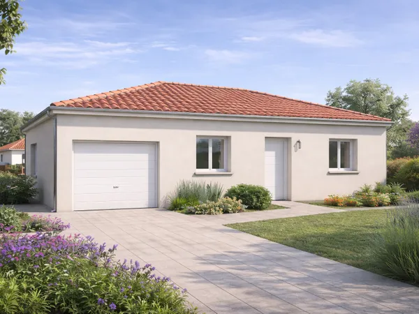 Terrain + maison 80 m²