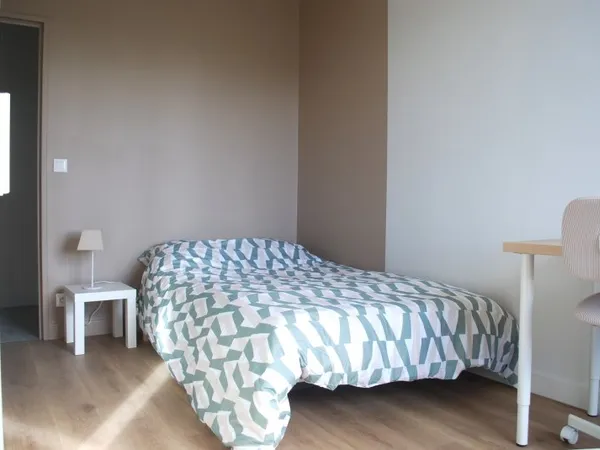 Loue chambre meublée - 10,5m² - Vue Cher