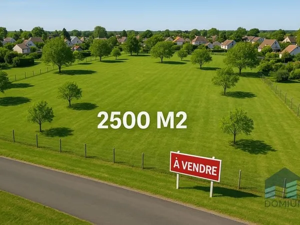 Terrain 2500 m²