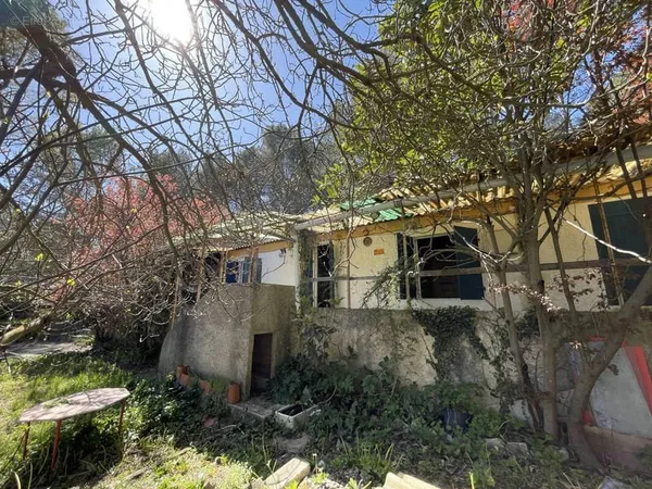 Terrain de 5300 m2 au calme avec cabanon de 80 m2 à reconstruire