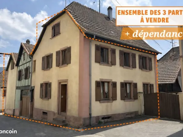 Maison 180 m2 - 2 logements atelier et grange à réinventer - un lieu unique pour créer votre univers