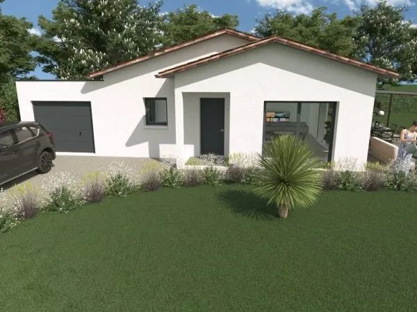 À vendre - Maison neuve de Plain-Pied comprenant 3 chambres à Pierrelatte (26700)
