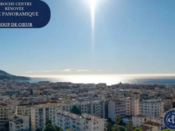 Appartement 4 pièces - Rénové - Vue mer - Terrasse - Nice / Primerose