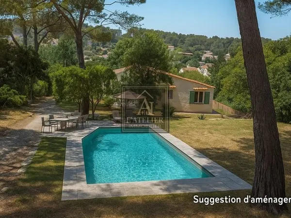 Villa de plain-pied 6 pièces 162 m2 sur terrain de 2500 m2
