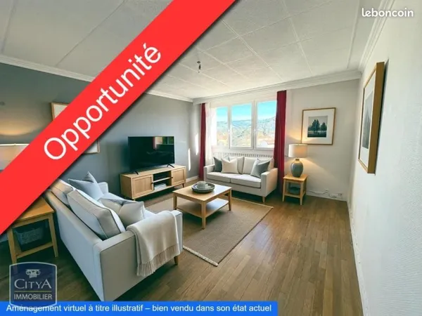 Appartement 3 pièces 63 m²