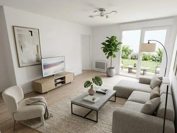 T3 lumineux avec jardin + terrasse — garage en sous-sol & cave