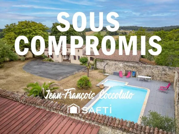 Belle maison en campagne avec piscine et grange