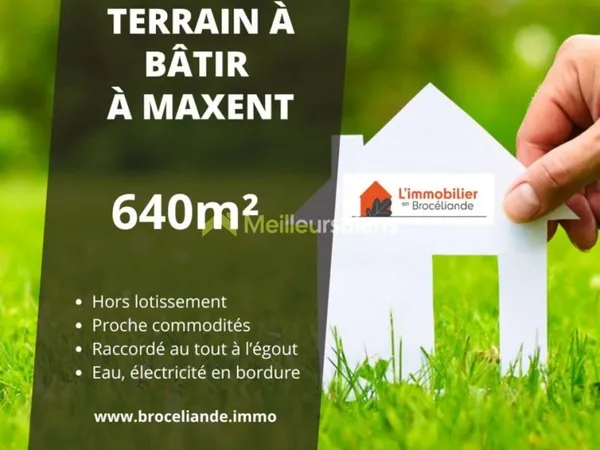 Terrain 640 m² Maxent