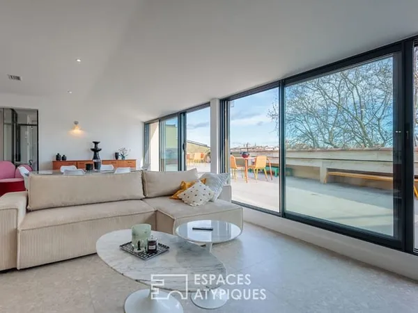 Duplex avec terrasse en dernier étage