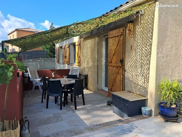 Maison individuelle 3 chambres avec jardin et garage