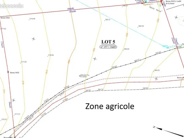 Superbe terrain constructible avec vue imprenable