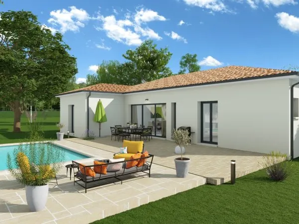 Terrain + maison 120 m²