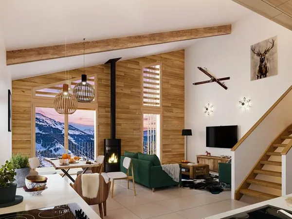 Appartement triplex - Exposé sud - Les Chalets d'Hauteluce