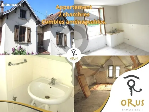 Appartement 3 pièces 65 m²