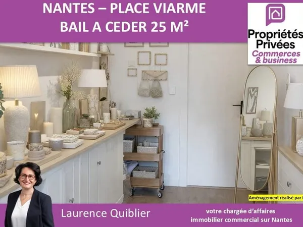 NANTES - VIARME - BAIL A CEDER, LOCAL COMMERCIAL 25 m²