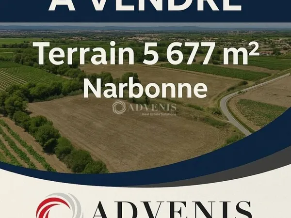 Terrain 5 677 m² Narbonne