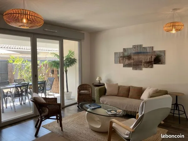 Appartement meublé avec jardin bail mobilité