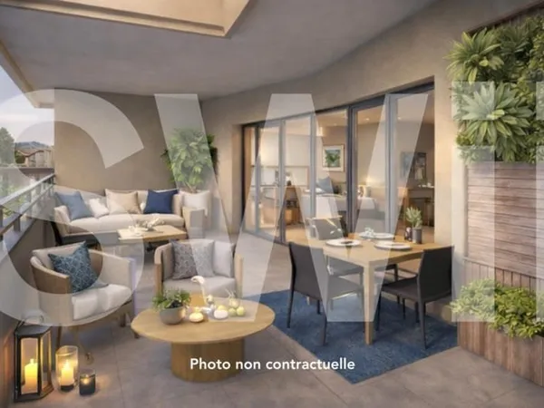 Appartement T4 neuf - 86,7 m² avec terrasse et parking - Centre-ville d'Aix-en-Provence