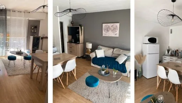 T2 - 465,00 E. TTC - 39 m2 - pas de frais agence