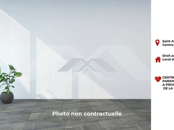 CESSION DROIT AU BAIL LOCAL 122 m² AVEC VITRINES