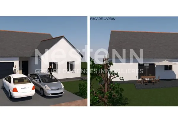 En cours de Construction 96.23 m2 habitables à Baugé !