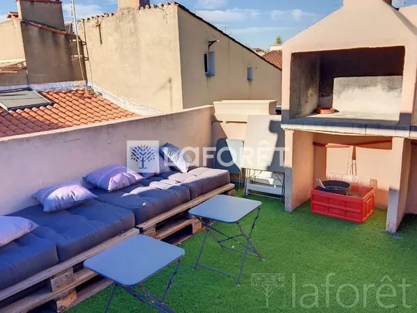 Perpignan - Centre ville appartement Duplex T4 terrasse - 76 m²