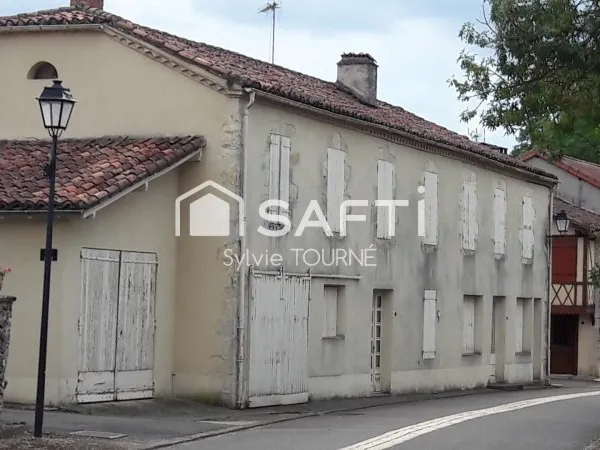 MAISON 185 m2 A RENOVER AVEC 2 GARAGES